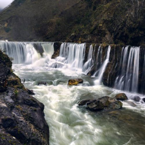 espiye pangal waterfall Giresun, Turkey