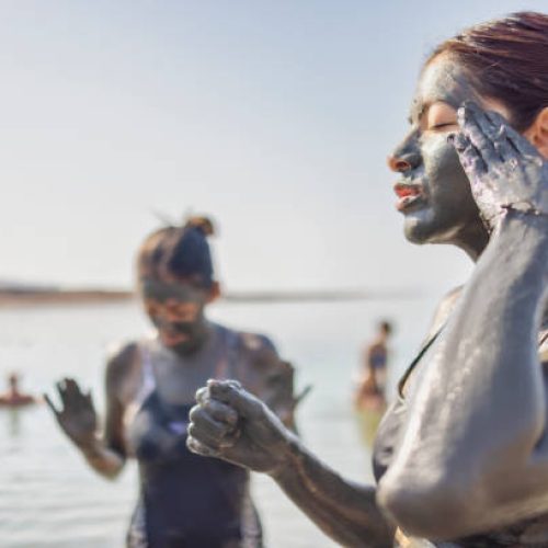 The Dead Sea is used as a spa for its more than 21 minerals in its waters.  Due to the enormous concentration of salt in its waters, it is possible to float.