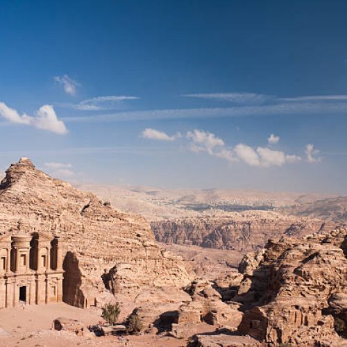 The Monastery at Petra in Jordan. One of the new 7 wonders of the world.Related images:
