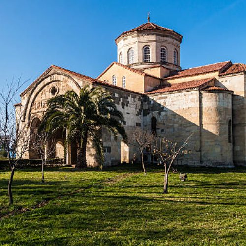 The church of Hagia Sophia in Trabzon, Turkey.